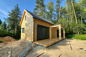 Dom 54 m² mieszkalny, modułowy, całoroczny SAWIN V8_A1