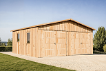 Garaż modułowy drewniany SZADEK G2, 6x6 m