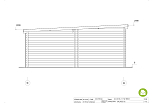 Garaz drewniany FRAMPOL GS10, 70 m2, 44mm, producent, fasada4