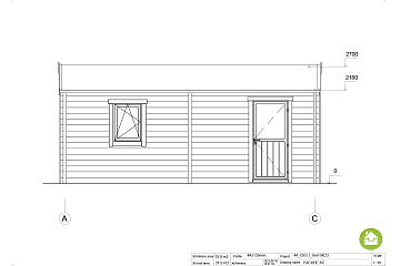Garaż drewniany OLESNO podwojny GS3.1