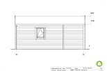 Garaz drewniany HARTA GS5, 54m2, 44mm, producent, fasada1