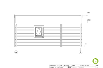 Garaż drewniany ZATOR GS5.1