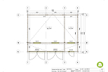 Garaz drewniany RYPIN GS7.1, 46m2, 44mm, producent, plan