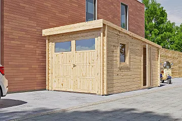 Garaż drewniany GIDLE GS1.1