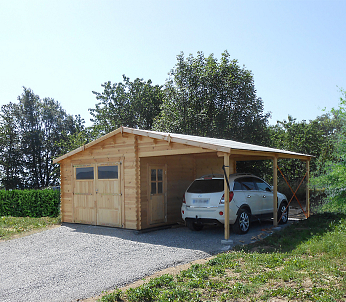 Garaz drewniany NAROL GS4.1