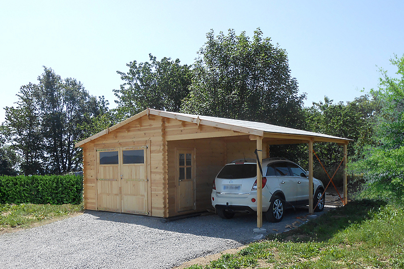 Garaz drewniany NAROL GS4.1