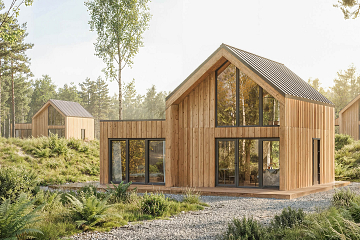 Dom 68 m² mieszkalny, modułowy, całoroczny GLOGOWA V11_A1