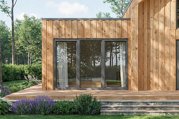 Dom 68 m² mieszkalny, modułowy, całoroczny GLOGOWA V11_A1