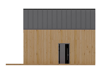 Dom 68 m² mieszkalny, modułowy, całoroczny GLOGOWA V11_A1