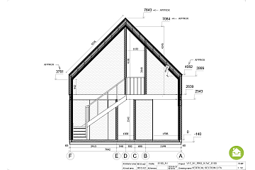 Dom 97 m² mieszkalny, modułowy, całoroczny ANTONIN V17_A1