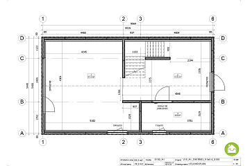 Dom 84 m² mieszkalny, modułowy, całoroczny SOMIN V18_A1