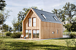 Dom 95 m² mieszkalny, modułowy, całoroczny BONIN V19_A1, 5,4x11,25 m