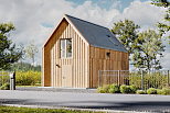 Dom 95 m² mieszkalny, modułowy, całoroczny BONIN V19_A1, 5,4x11,25 m