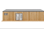 Dom 43 m² mieszkalny, modułowy, całoroczny KANIN V21_A1