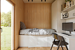 Dom 80 m² mieszkalny, modułowy, całoroczny JENIN V23_A1