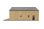 Dom 80 m² mieszkalny, modułowy, całoroczny JENIN V23_A1