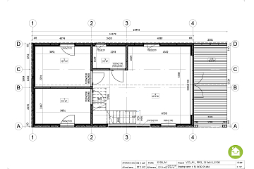 Dom 80 m² mieszkalny, modułowy, całoroczny JENIN V23_A1