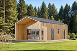 Dom 44 m² mieszkalny, modułowy, całoroczny JAMNO V2.1_A1