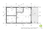 Dom letniskowy RYTEL V2_A1, 178 mm, 11.1x5,8 m, tanie, plan