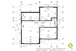 Dom całoroczny BANINO V3_A1, 8.1x8.2 m, producent, plan