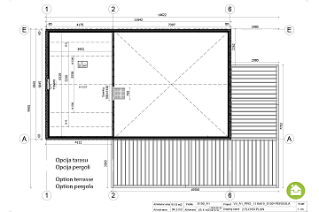 Dom 91 m² mieszkalny, modułowy, całoroczny JANTAR V4_A1