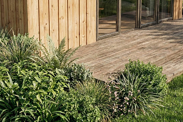 Domek całoroczny 16 m² modułowy BACZYNA V6_A1