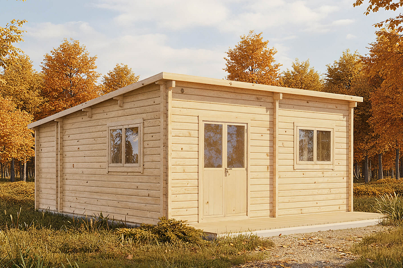 Dom letniskowy KAMELA VSP46.1, 32m2, 44mm, 58mm, domki producent1