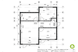 Dom całoroczny RZYM V3_A2, 8.1x8.2 m, producent, plan