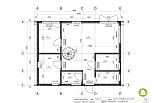 Dom całoroczny modulowy OBRA V12_A3_M, 78 m2, 4 pokoi