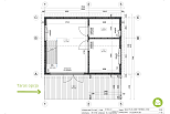 Dom całoroczny SAWIN V8_A1, 6,9x7,3 m, tanie, dom modulowe