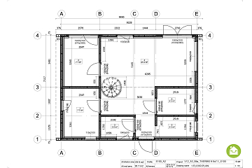 Dom 70 m² mieszkalny, modułowy, całoroczny TUREW V12_A4_Mix
