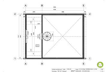 Dom 70 m² mieszkalny, modułowy, całoroczny TUREW V12_A4_Mix