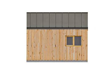 Dom 24 m² mieszkalny, modułowy, całoroczny GORAJ V7_A1
