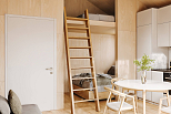Dom 24 m² mieszkalny, modułowy, całoroczny GORAJ V7_A1