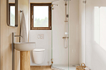 Dom 34 m² mieszkalny, modułowy, całoroczny DANIEC V10_A1