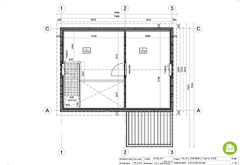 Dom 54 m² mieszkalny, modułowy, całoroczny SAWIN V8_A1 Dom 54 m² mieszkalny, modułowy, całoroczny SAWIN V8_A1