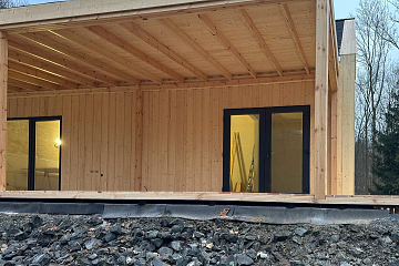 Dom 70 m² mieszkalny, modułowy, całoroczny RUDNA V12_A1