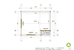 Domek ogrodowy OSSA SN13, 34mm, 44mm, 12-20 m2, tanie, plan1