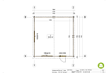 Domek ogrodowy RYKI SN15, 34mm, 44mm, 15-24 m2, cena, plan