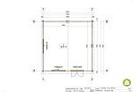 Domek ogrodowy SKAWA SN16, 34mm, 44 mm, 12-36 m2, cena, plan
