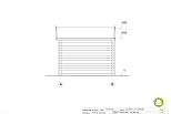 Domek ogrodowy LIWIN SN25.1, 34 mm, 44 mm, 18 m2, producent, fasada4