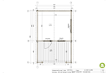Domek ogrodowy MICIN SN27, 34 mm, 44 mm, 58 mm, 15-24 m2, cena, plan