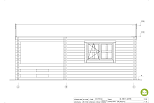 Domek ogrodowy MICIN SN27, 34 mm, 44 mm, 58 mm, 15-24 m2, fasada2