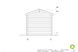 Domek ogrodowy GAJA SN3.2, 44 mm, 8-10 m2, cena, fasada2