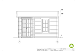 Domek ogrodowy IZNOTA SN5, 44mm, 9-16 m2, domki producent, fasada3